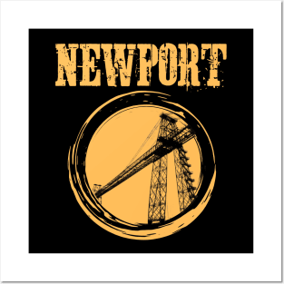 Newport Transporter Bridge, Newport supporter Posters and Art